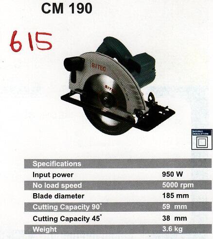 Terjual Mesin Circle / Circular Saw Makita, Maktec, Bosch 