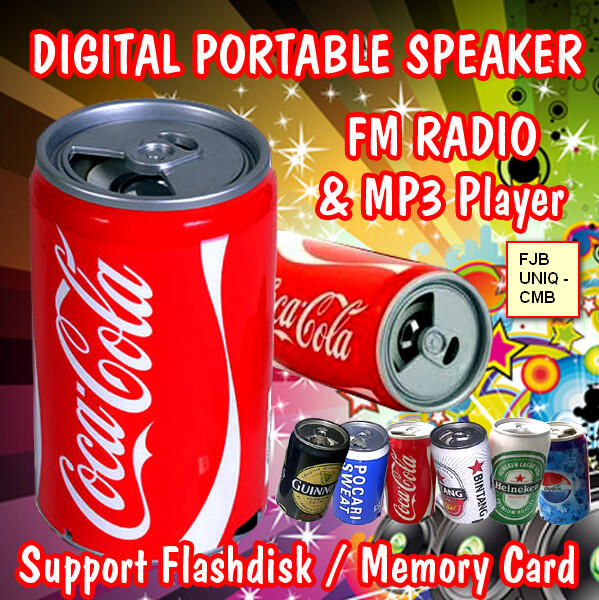 Speaker Kaleng Pemutar MP3