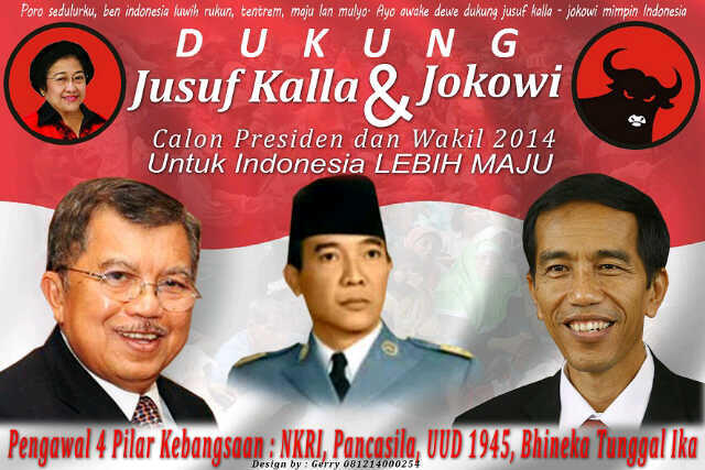 Jokowi &amp; JK Sah Jadi Capres Cawapres