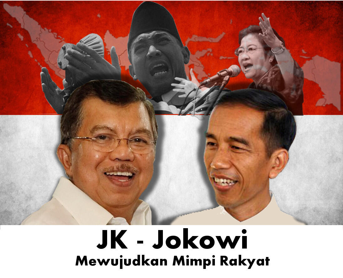 Jokowi &amp; JK Sah Jadi Capres Cawapres