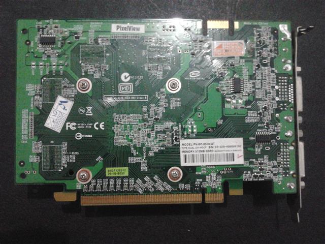 JUAL zotac gtx 550ti 1gb 192 bit ddr5, Pixelview 9500GT 512MB DDR3