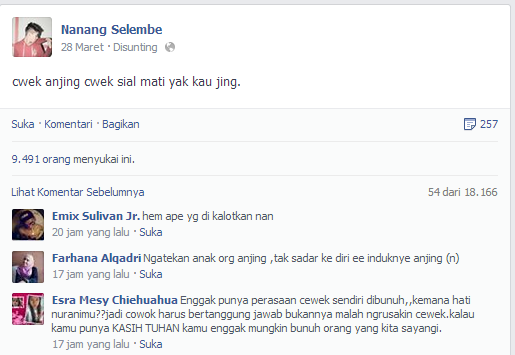 GAK MAU DI AJAK ML ABG LABIL TEGA BUNUH PACARNYA