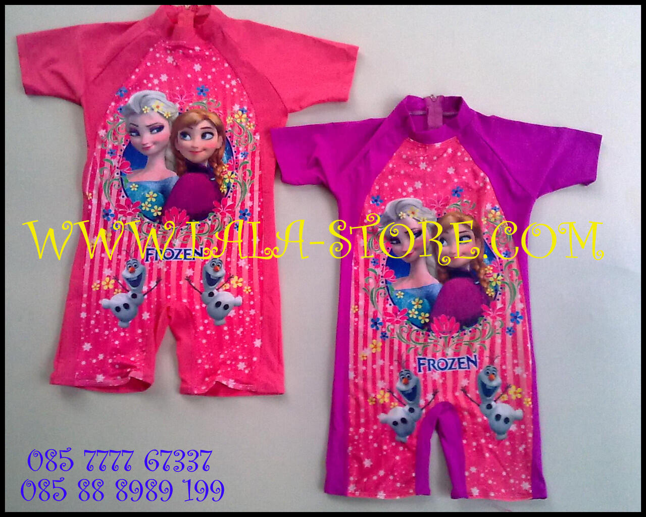 Terjual BAJU  RENANG  FROZEN  BAJU  RENANG  ANAK  ANAK  