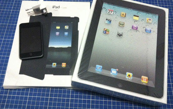 iPad 1 64gb 3g+WiFi + bonus iPod touch 1, bandung COD