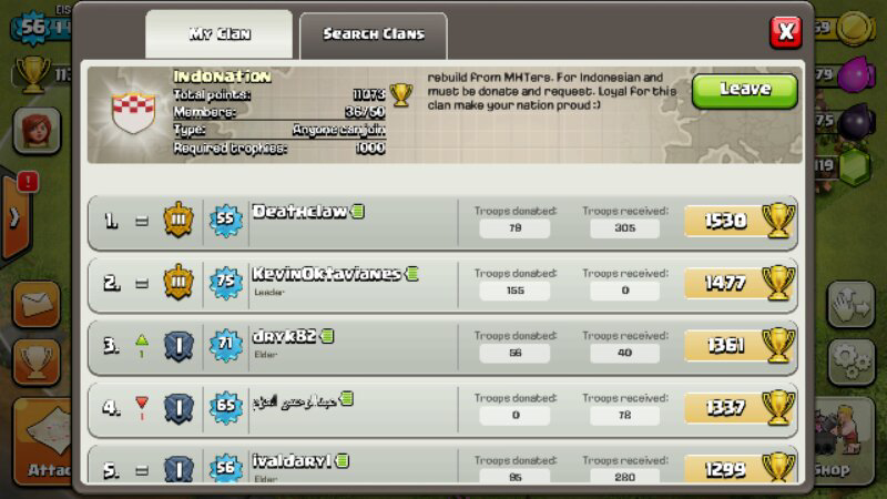 ★&#91;iOS/Android&#93; Clan Indonation; ClashOfClans★