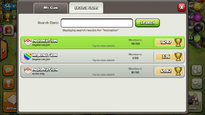 ★&#91;iOS/Android&#93; Clan Indonation; ClashOfClans★