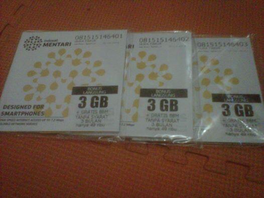 Jual Perdana Mentari
