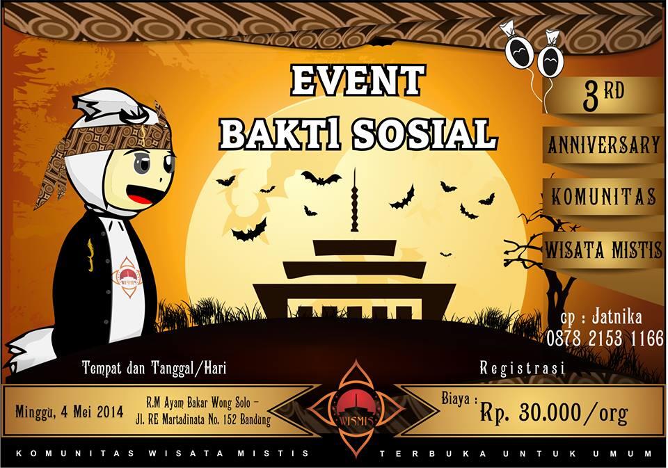 EVENT BAKTl SOSIAL (Syukuran Wisata Mistis ke-3)