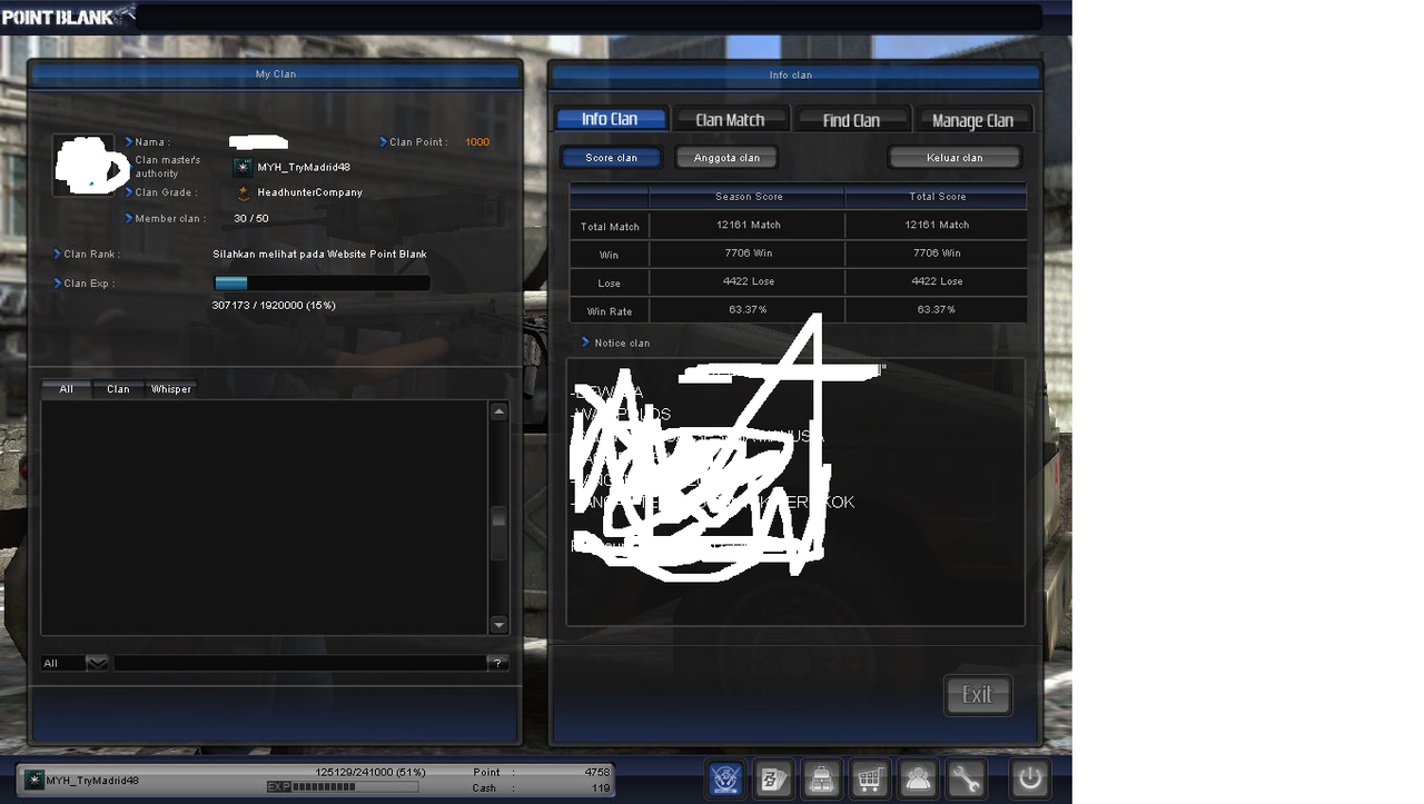 CLAN POINT BLANK. MURAH MERIAH. GUNNERY & HEADHUNTER. UPDATE TEROSSS. TERIMA REKBERRR