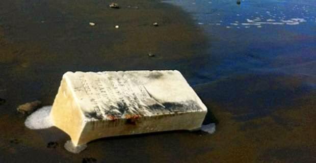 ini gan,benda aneh yang pernah hanyut di pantai