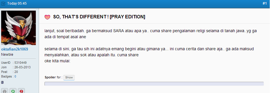 Ini orang Gila atau orang waras ?? Gak sampai 10 jam, dah bikin 10 Thread !