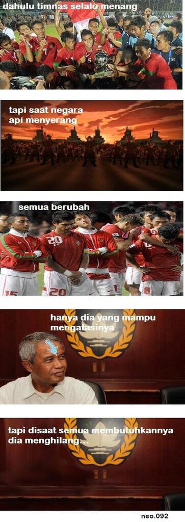 meme colaborasi avatar dan timnas gan