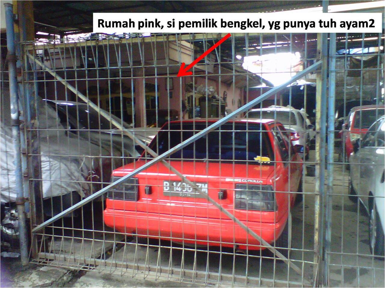 Jatuh dari motor gara2 ayam (jalur casablanca-satrio)