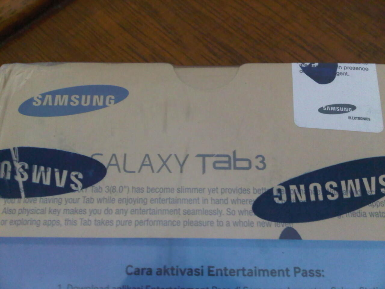 JUAL SAMSUNG GALAXY TAB3 ( 8inch ) 16GB WHITE BARU GRESS!!