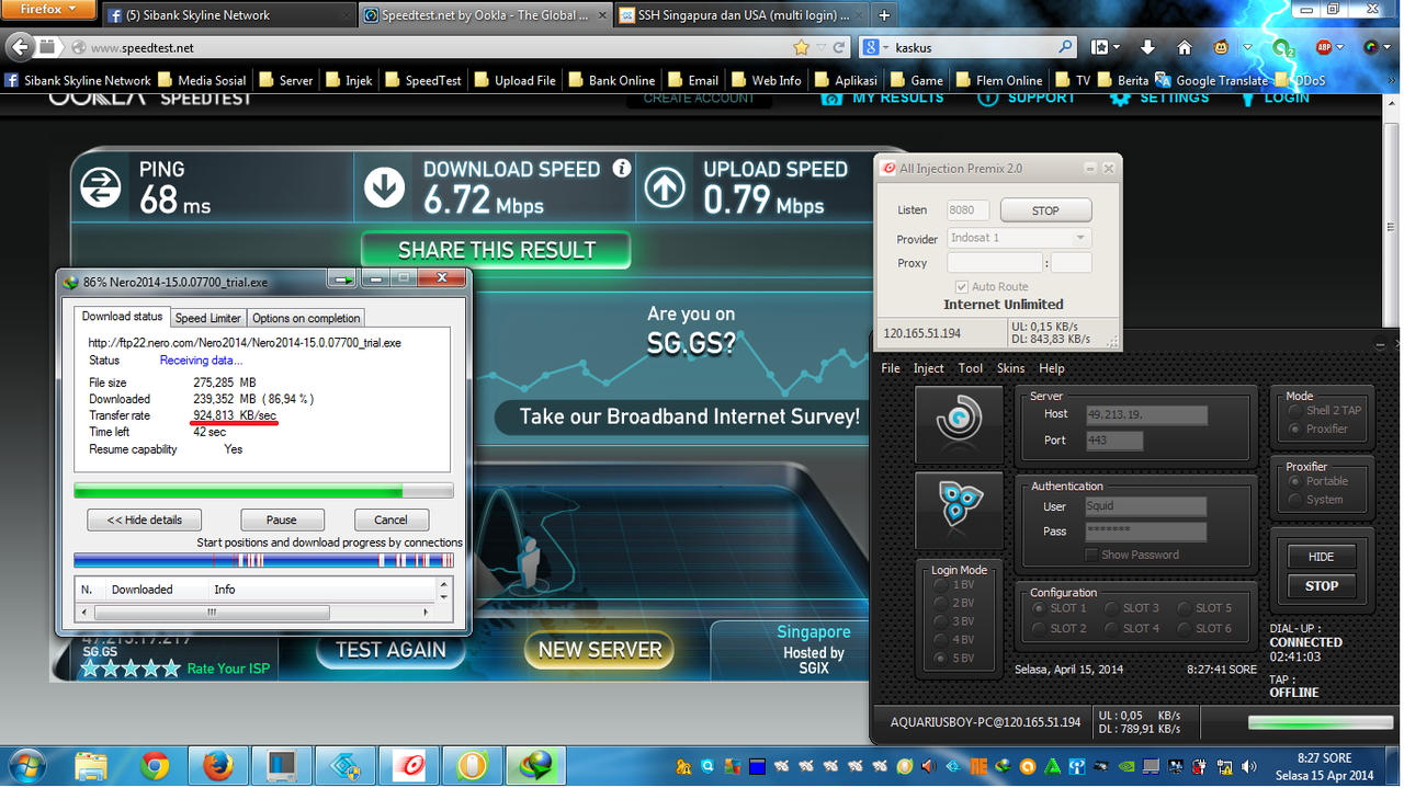 SSH Singapura dan USA (multi login) END OF YEAR PROMO !!!!