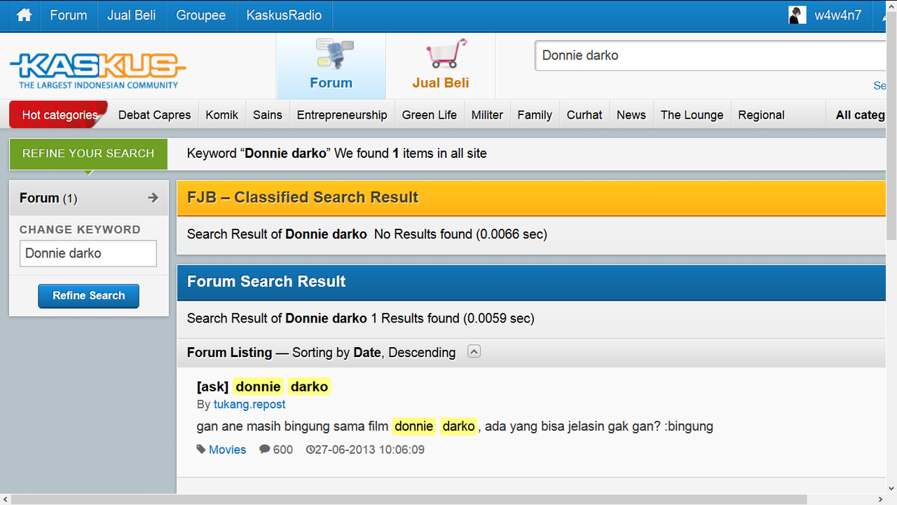 &#91;Donnie Darko&#93; Explanation Bagi Yang Belum Paham Ceritanya