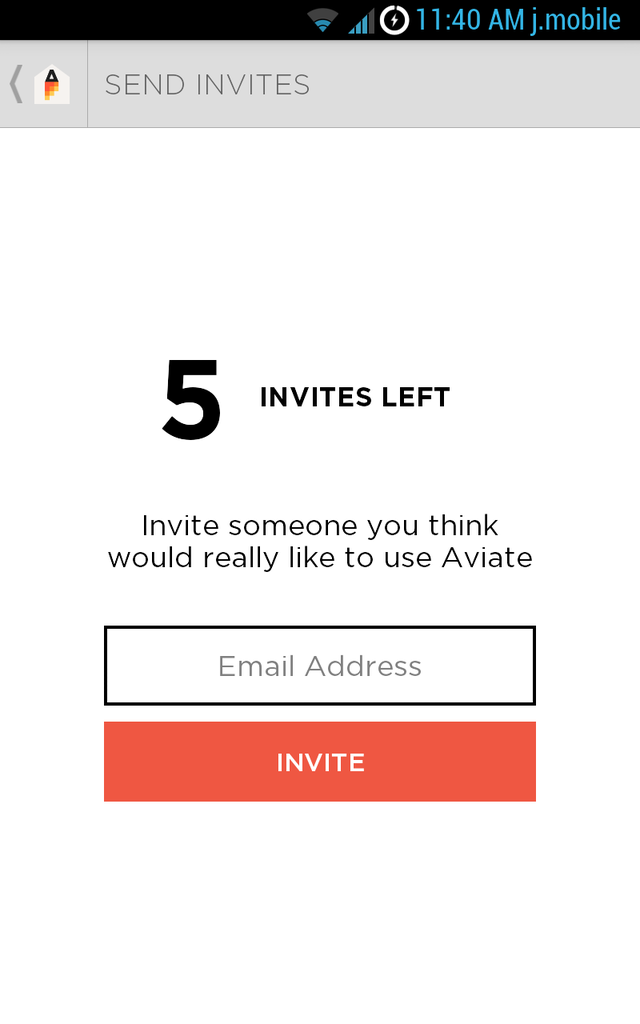 ane punya 5 invite aviate