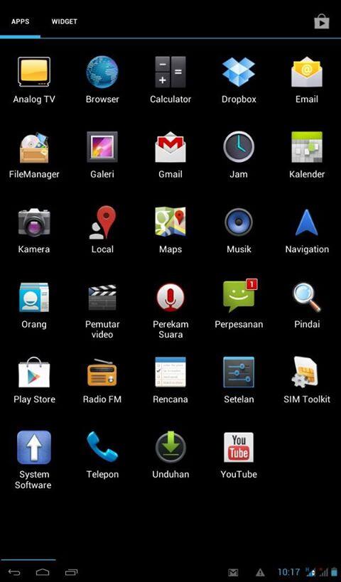 WTS TABLET K FONE T200 HITAM 3G TV JB