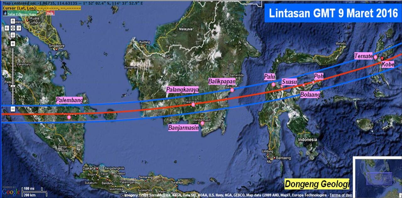 Gerhana Matahari Total Di Indonesia Baru Akan Teramati Lagi Tahun 2016