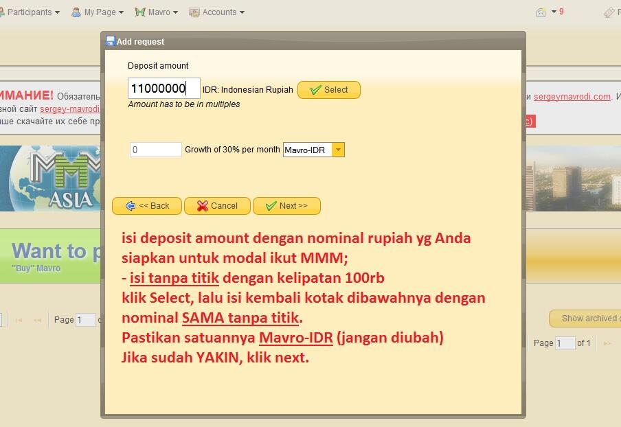 ★★★ &#91;MMM Refferal Cash Back&#93; RCB MMM up to 120% Selamanya ★★★