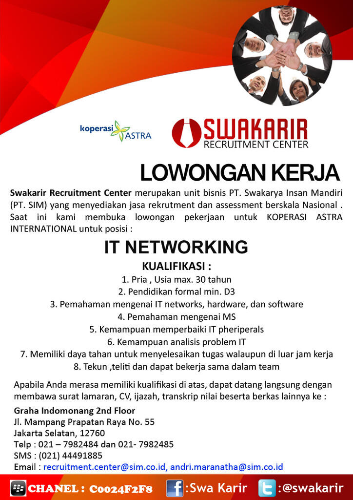 LOKER IT JARINGAN