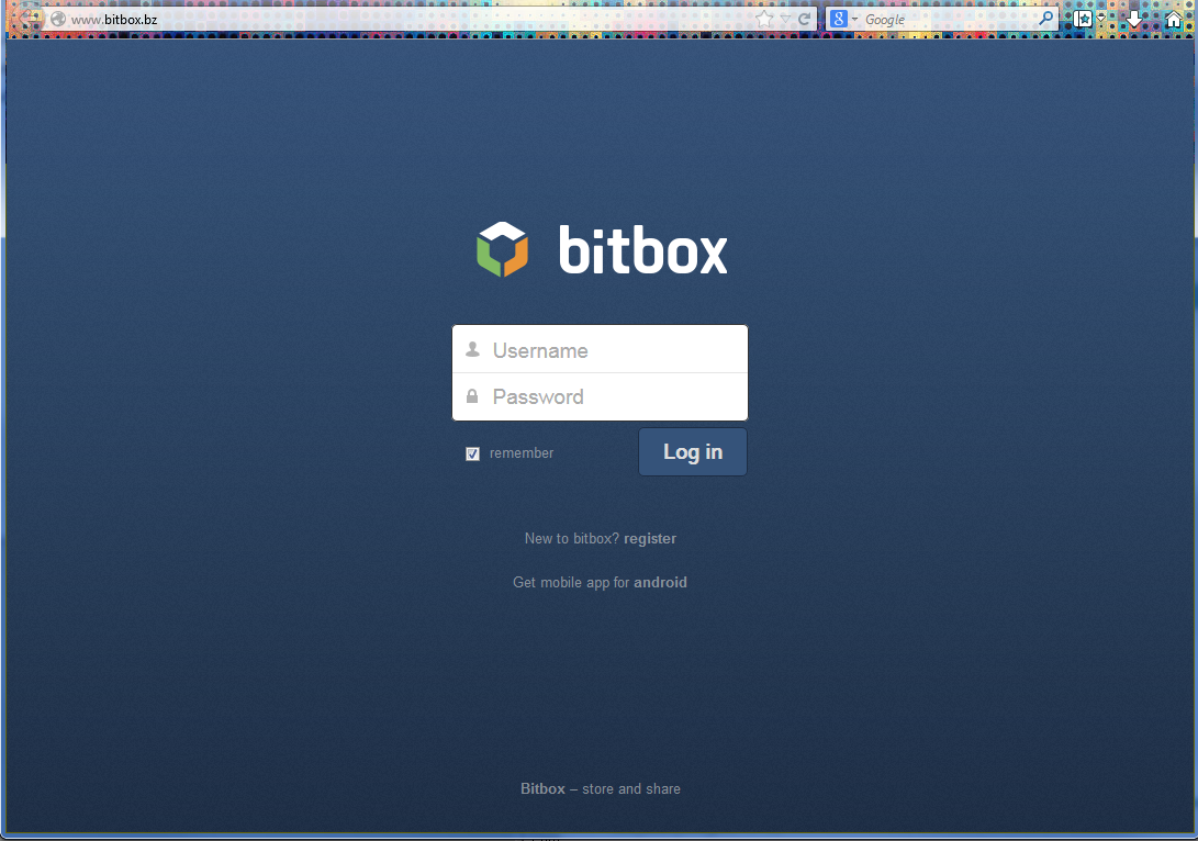 Upload & Share file gratis 1GB Bitbox.bz