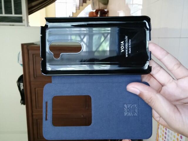 Cari [BIGE] Case Flip cover LG G2 Quick Window Original 