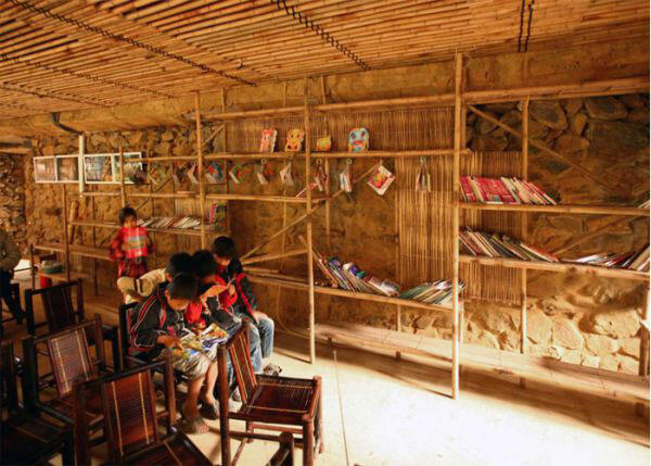 &#91;Amazing&#93; Perpustakaan Multifungsi yang Terbuat dari Bambu di Vietnam.