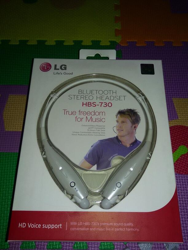 Jual Murah LG Bluetooth Stereo Headset HBS-730 Baru hanya Rp 425,000