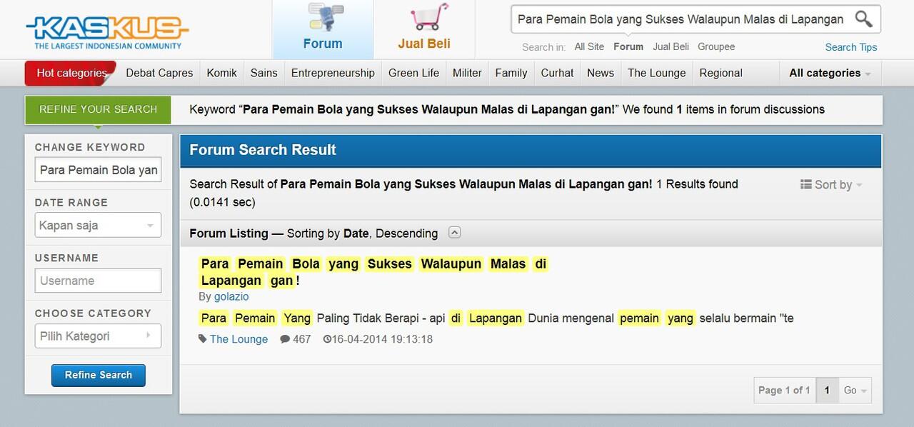 Para Pemain Bola yang Sukses Walaupun Malas di Lapangan gan!