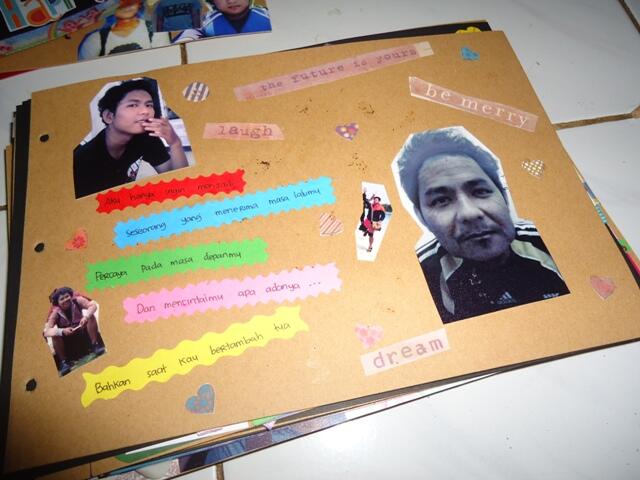 Ulang Tahun Pacar,kali ini ane kasih Scrapbook :*