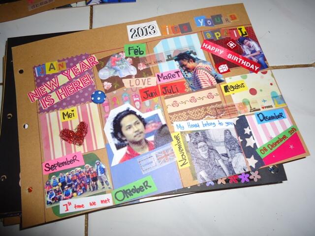 Ulang Tahun Pacar,kali ini ane kasih Scrapbook :*