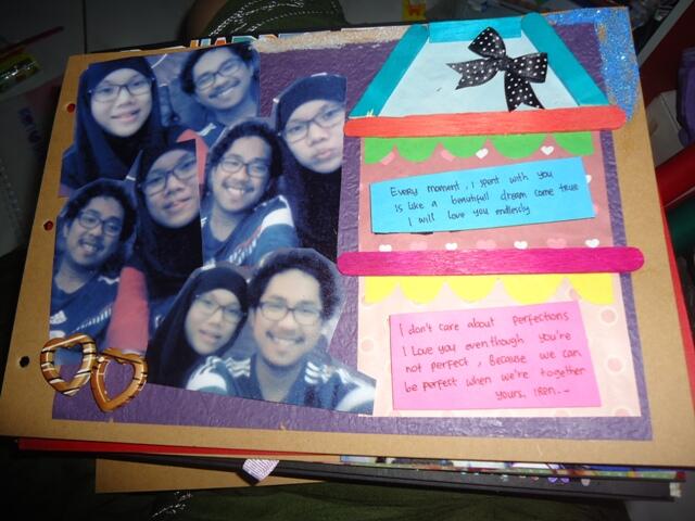 Ulang Tahun Pacar,kali ini ane kasih Scrapbook :*