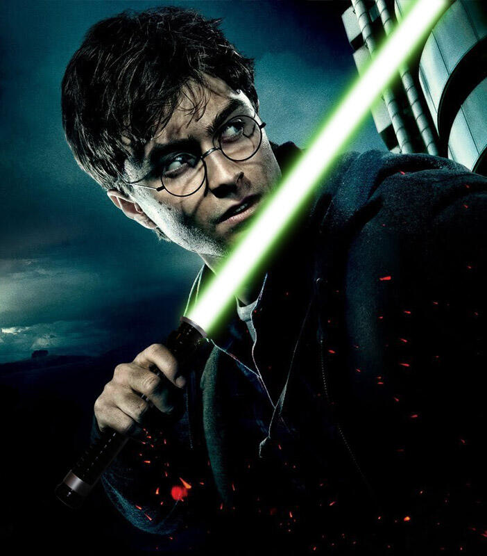 Bagimana kalau penyihir penyihir ini menggenggam LIGHTSABER? Pottermania MASUP