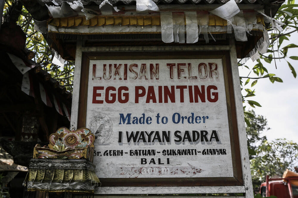 Telur Paskah Hand Painted, oleh Seniman dari Bali !