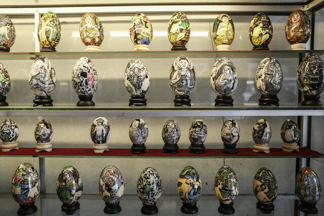 Telur Paskah Hand Painted, oleh Seniman dari Bali !