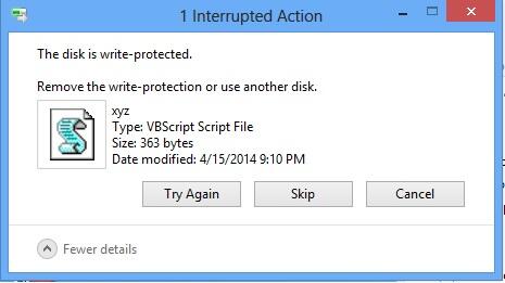 [Tanya] Masalah di write protect Flash drive 