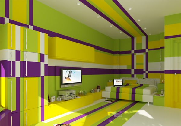 &#91;HOT&#93; Desain Kamar Tidur Funky, Retro Dan Penuh Warna &#91;KEREN GAN&#93;