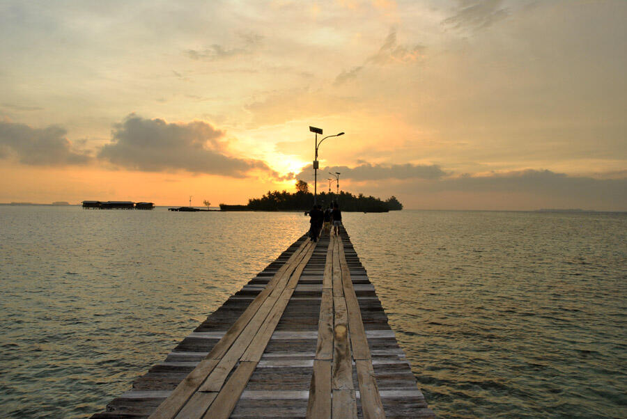 Sejarah jembatan Cinta Pulau Tidung