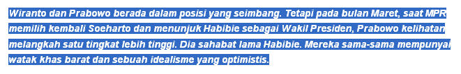 Rekam jejak salah satu capres 2014 (Prabowo Subianto Djojohadikusumo)