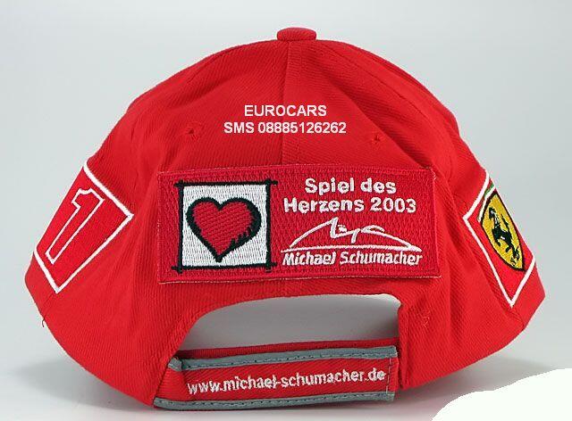 Caps Formula 1 Ferrari Cap World Champion Schumacher 2003 (TOPI ASLI)