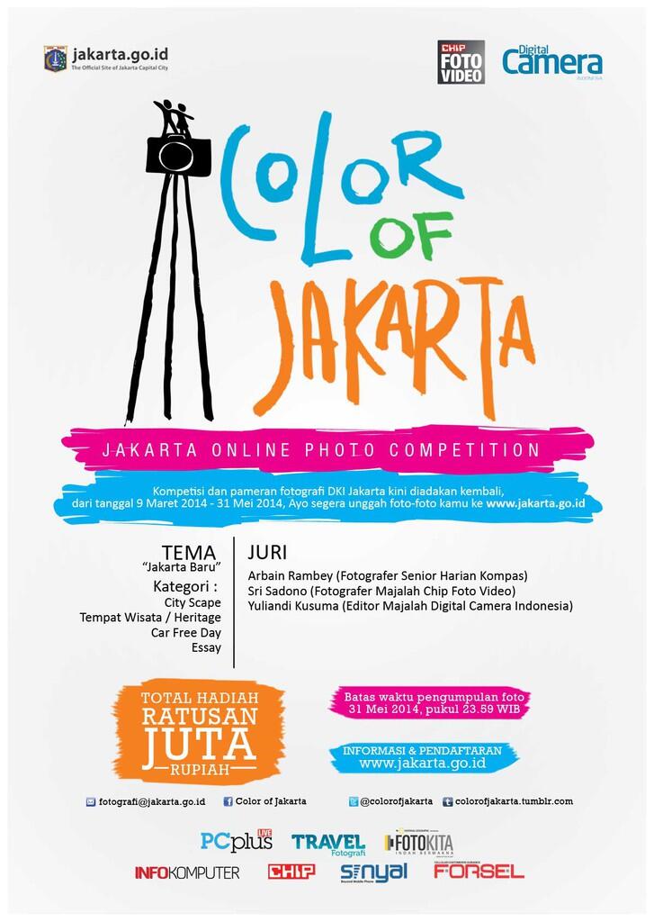 &#91;Event&#93; Lomba Foto COLOR OF JAKARTA 2014. Berhadiah ratusan juta rupiah..