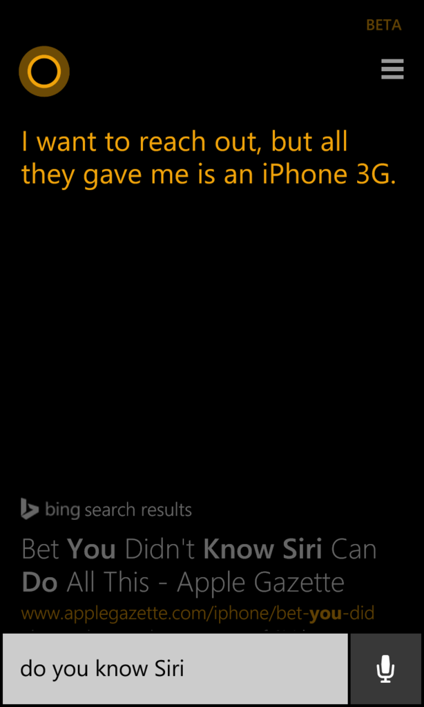 Jawaban Lucu Dari Cortana, Personal Assistant Windows Phone