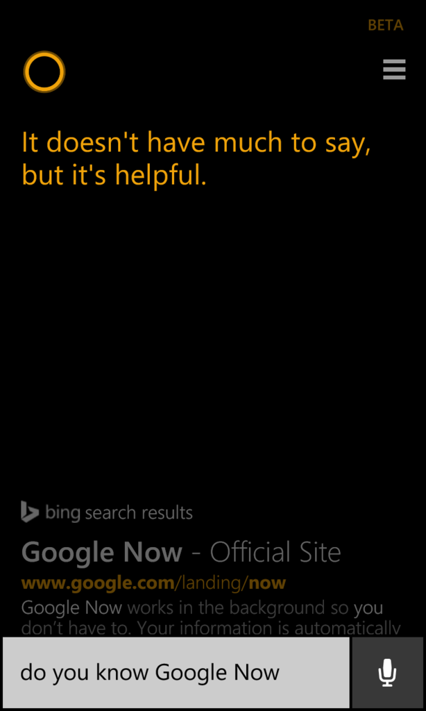 Jawaban Lucu Dari Cortana, Personal Assistant Windows Phone