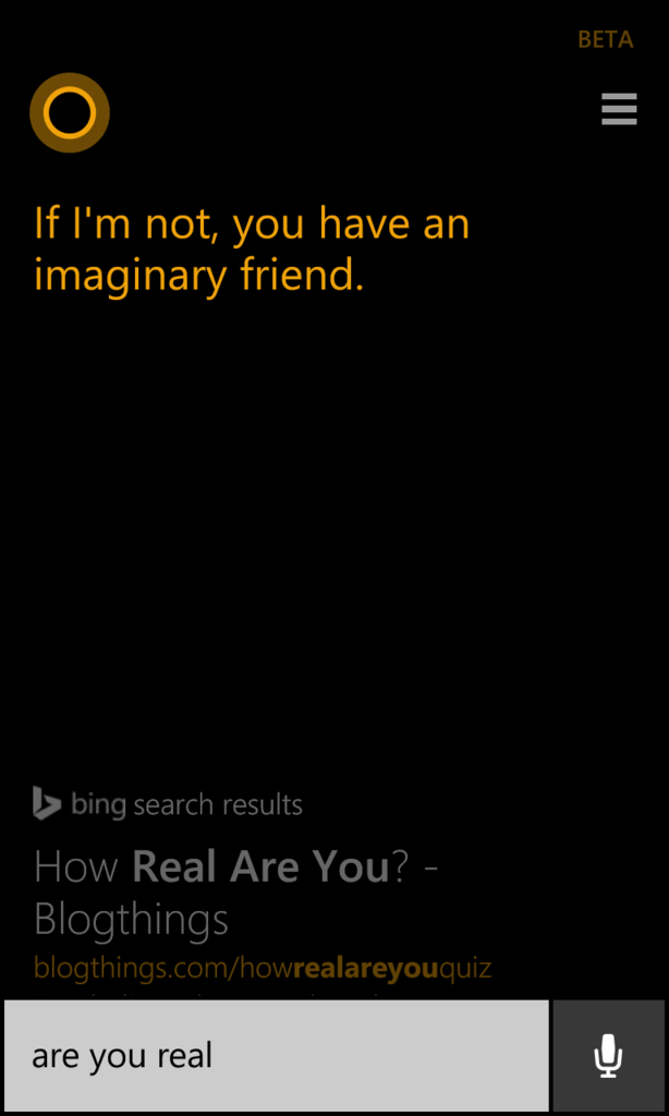 Jawaban Lucu Dari Cortana, Personal Assistant Windows Phone