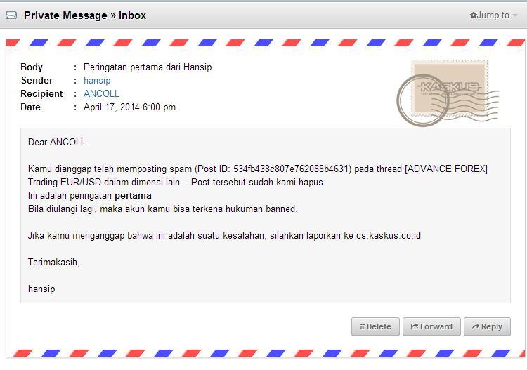 co admin hansip error di kaskus? semua dibilang spam?