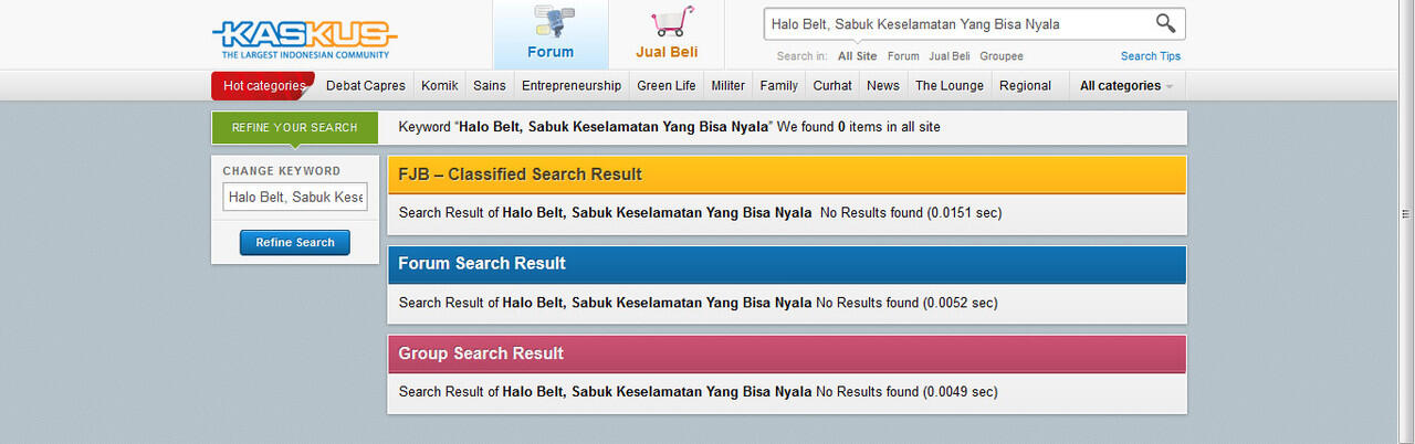Halo Belt, Sabuk Keselamatan Yang Bisa Nyala!!!