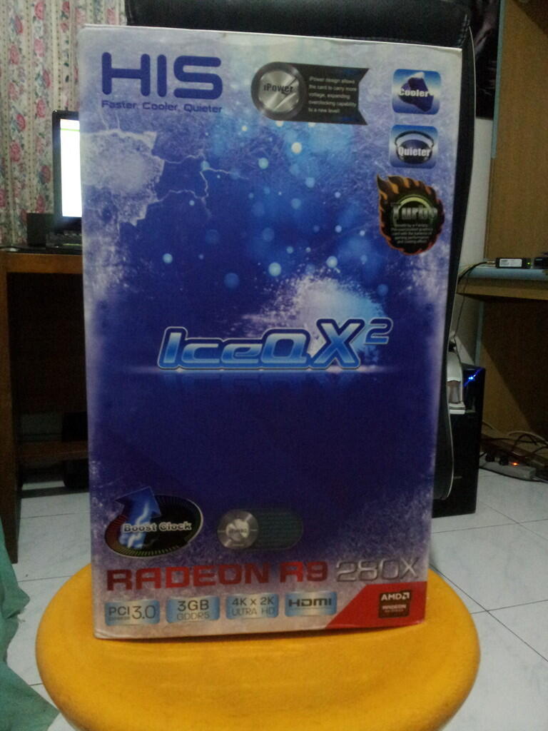 DIJUAL HIS Radeon HD R9 280X ICEQ X2 TURBO 3GB DDR5 BOOST CLOCK IPOWER