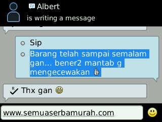 Testimonial Abri.. www.semuaserbamurah.com