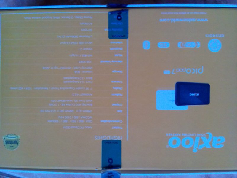 dijual tablet tab axioo 7inci type ggm malang